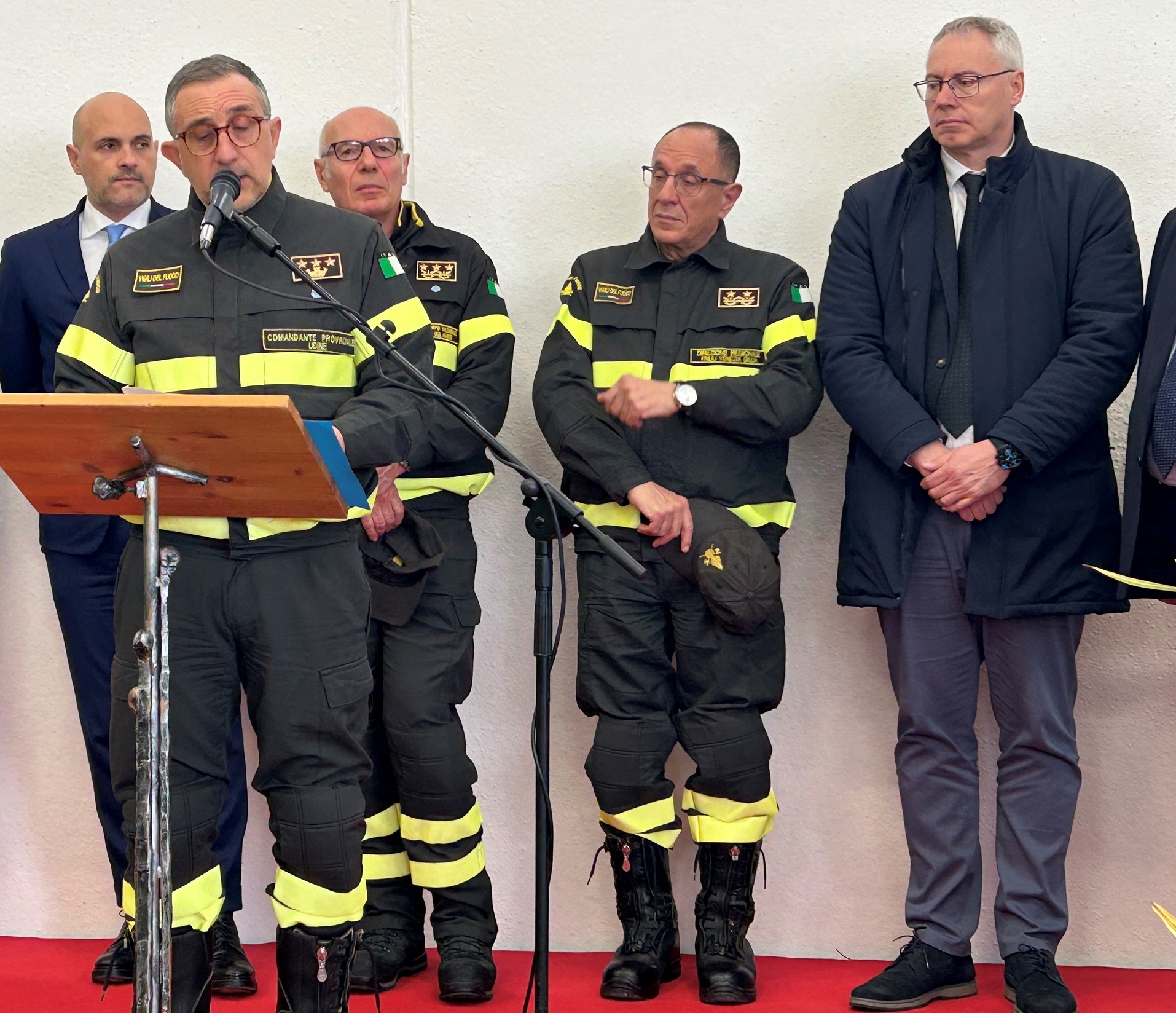 VIGILI DEL FUOCO. BORDIN A LIGNANO: AMPLIAMENTO CASERMA OPERA ATTESA